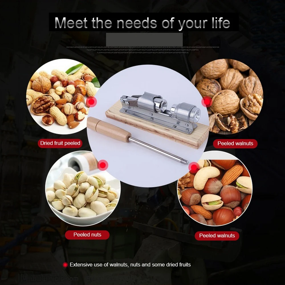 Зажим для орехового ореха из нержавеющей стали Сверхмощный захват Филлер