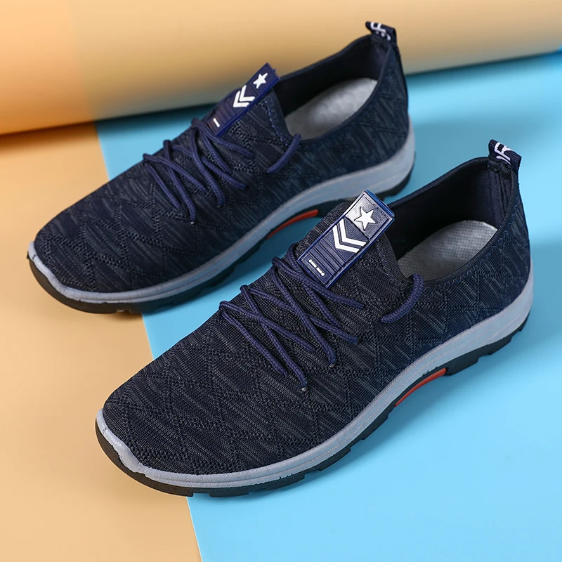 2021 Summer Breathable Upstream Shoes Men Mesh Shoes Anti-skid Fishing Trekking Climbing Hiking Shoes Male Zapatillas Hombre