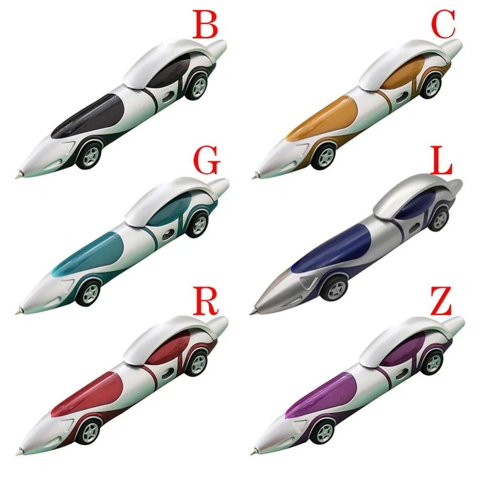 2020 забавная Новинка гоночная машинка шариковая ручка оранжевая начальные призы