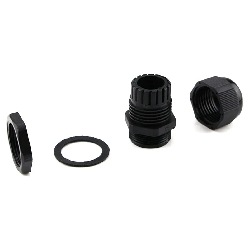 Кабельная втулка 20 упаковок PG9 пластиковые водонепроницаемые регулируемые 4 8 мм