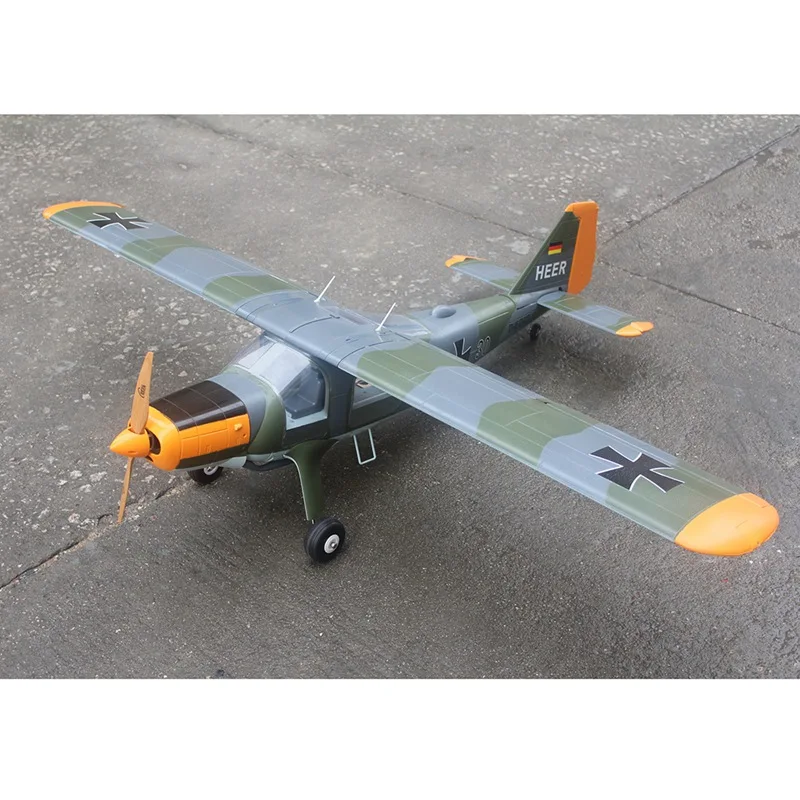 

TAFT DORNIER DO27 RC Airplane Drone 1600mm Wingspan 2600g Takeoff Weight Camouflage/Zebra Pattern Model Building KIT OutdoorToy