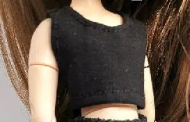 vest Крутая Модная Одежда для куклы Blyth, пальто для туалета/юбка для потока/шапка для Blyth, ob24, azone, pullip кукла 1/6, аксессуары для одежды - Цвет: vest
