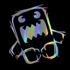 12*13 см JDM Kun Автомобильная наклейка, автомобильная мультяшная виниловая наклейка, Отражающая виниловая наклейка для автомобиля, оптовая продажа, аксессуары для стайлинга автомобиля