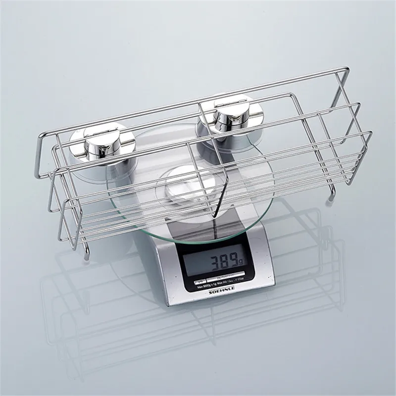 Полки из нержавеющей стали для ванной комнаты органайзер Настенная Корзина душа