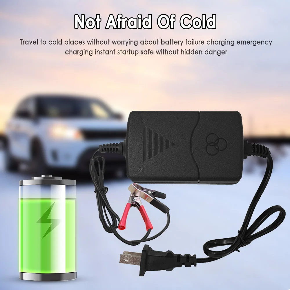 

12V 1.5A US Plug/EU Plug Smart Compact Battery Sealed Lead Acid Rechargeable Automati Battery Truck Motorcycle Car Accessories