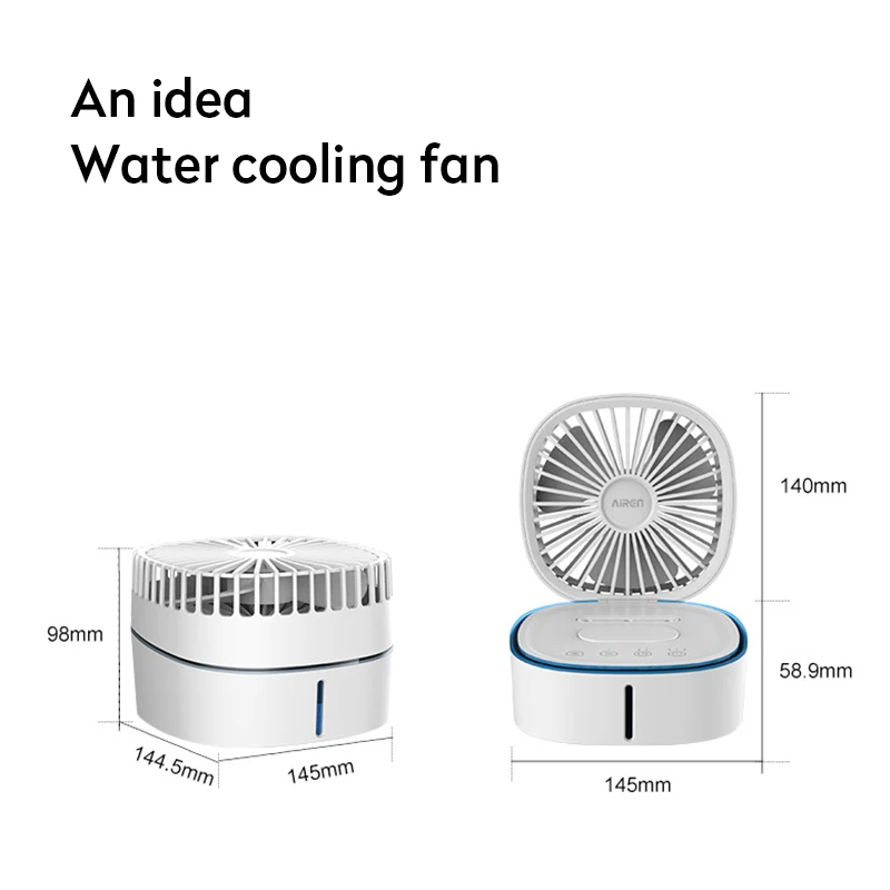 Складной вентилятор охлаждения воды увлажнитель воздуха кондиционер