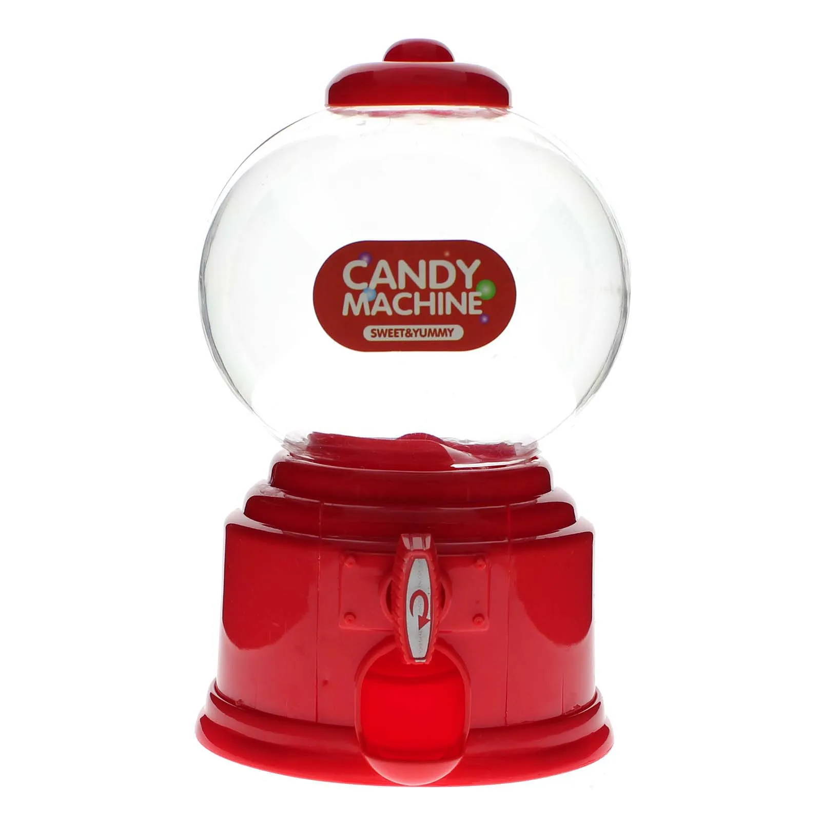 Красный Candy Dispenser Machine Children Gum Ball Snacks Storage Boxes For Kids Plastic Gifts - Цвет: Красный