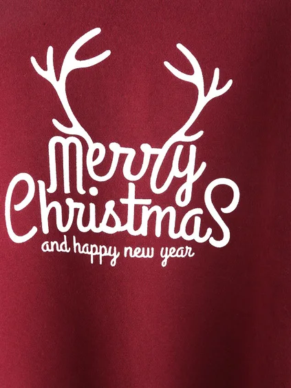 Милый свитшот с надписью &quotMerry Christmas and Happy New year&quot джемпер модная одежда унисекс