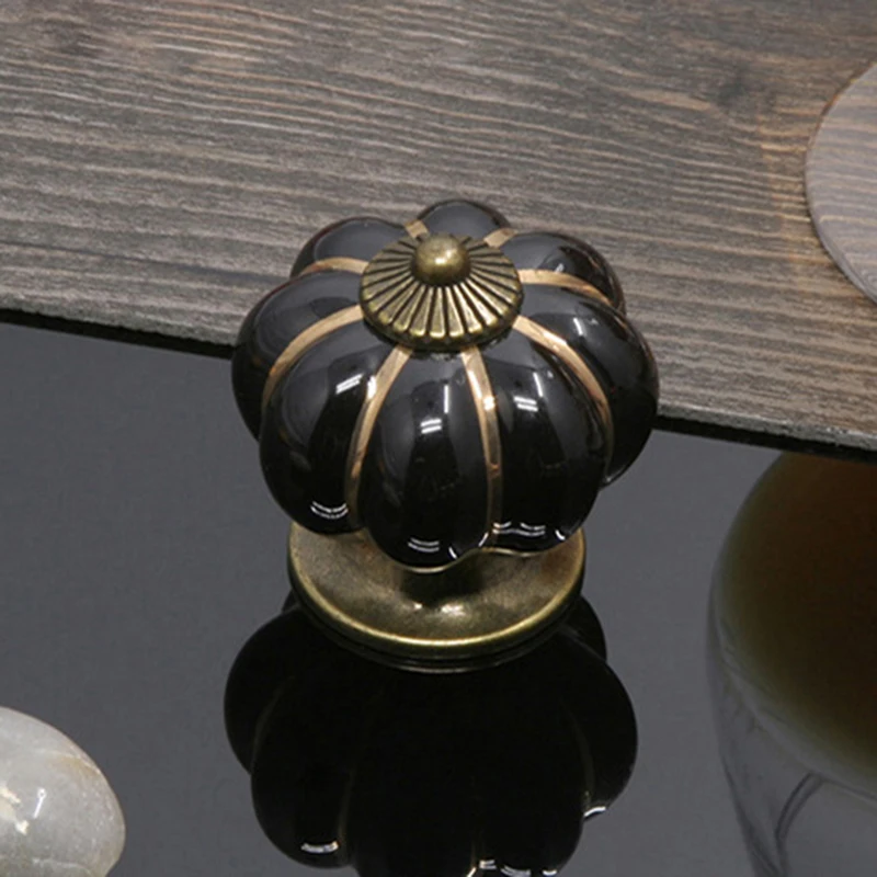 Инструмент Потяните ручку двери шкафа Шкаф Ручка Тыква Форма Симпатичные