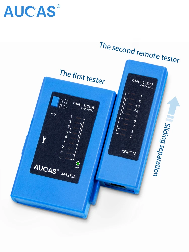 Фото AUCAS профессиональный тестер сетевого кабеля для Rj45 RJ11 BNC кабелей LAN Ethernet ручной автоматический тестер Инструменты для ремонта бесплатно №5