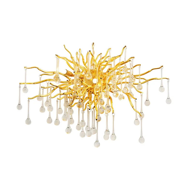 

Modern LED Living room Luxury crystal Water droplets Wall lamps Nordic sconces Bedroom bedside Decor Wall lights indoor lighting