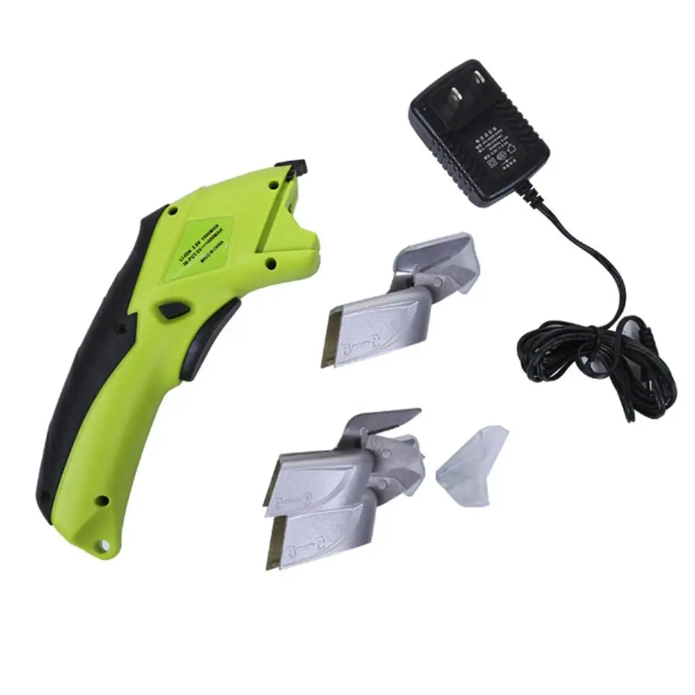 

Electric Scissors Low Energy Consumption Cutter Shears Cutting Tool With 2PCS Blade Head For Fabric Leather Rubber