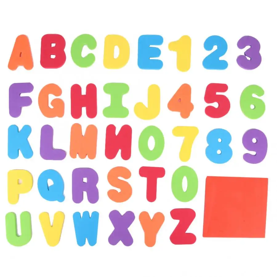 36 шт. буквенно цифровые игрушки пазлы для ванной|Юный математик| |