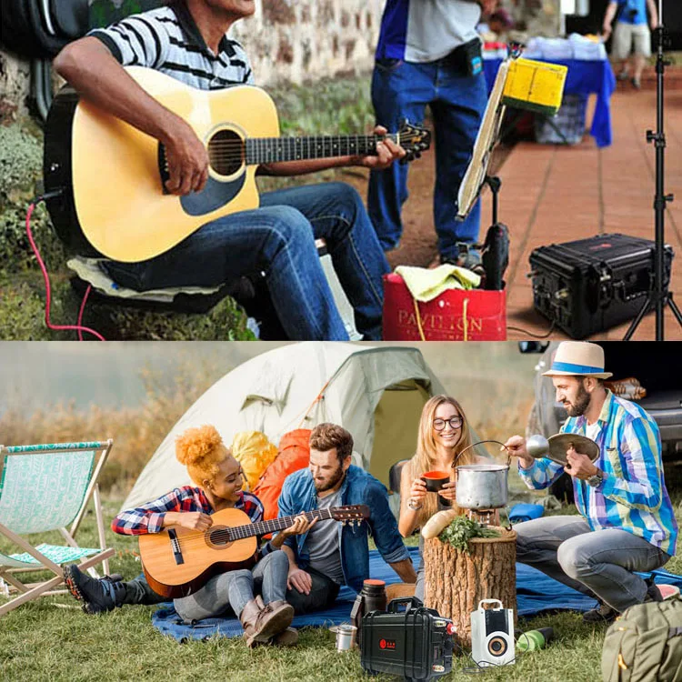 

Waterproof outdoor solar generator 1000 watt portable power station 220V 110V