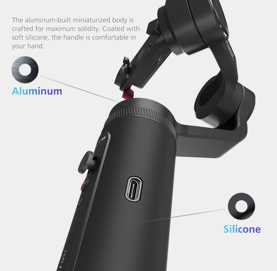 Zhiyun Smooth 4 Q2 Vlog Live 3-осевой портативный смартфон сотовый телефон видеокамеры Стабилизатор для iPhone Xs Max X 8 7 и samsung S9, S8 и экшн Камера