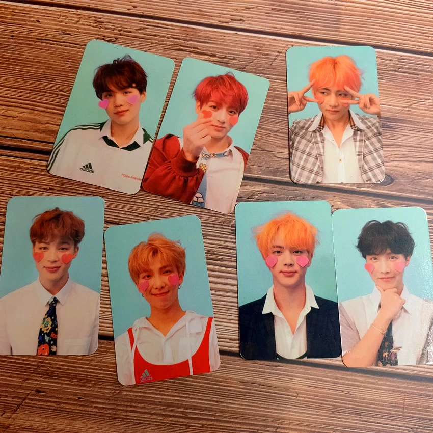 KPOP Bangtan мальчик альбом воспоминания о ломо карты V SUGA сделано бумага фото лампа карты плакат HDPhotocard 3RD 5TH LOVE YOURSELF AllCard