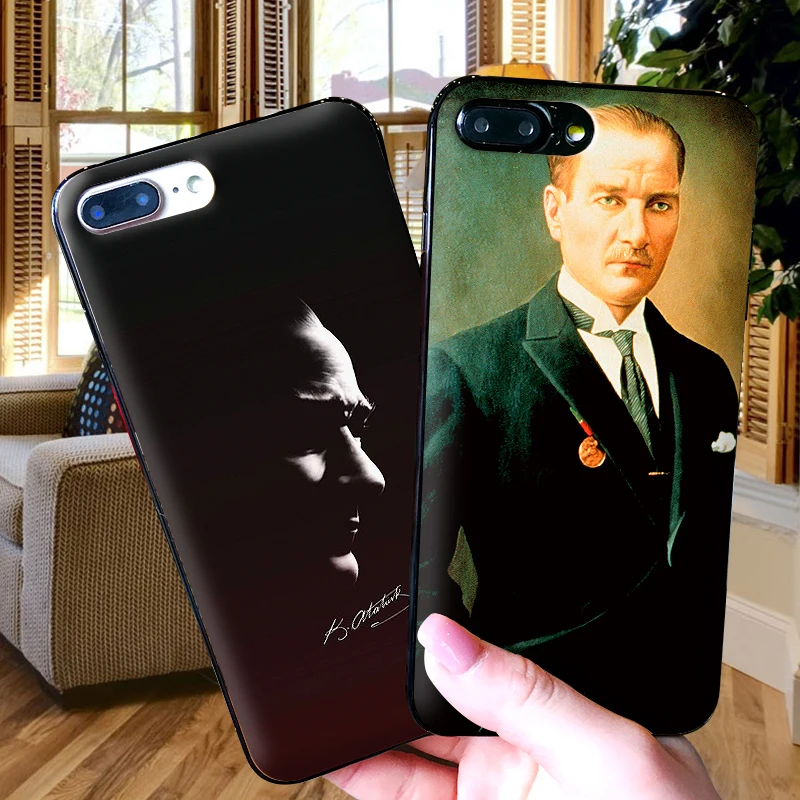 Турция Mustafa kemale Ataturk чехол для iPhone XS Max XR Мягкий силиконовый X 6 6S 7 8 Plus Coque Funda |