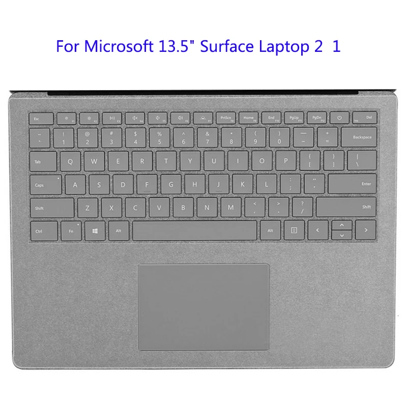 Силиконовый чехол для клавиатуры Microsoft Surface Laptop 3 2 1 мягкая защитная пленка book New Pro