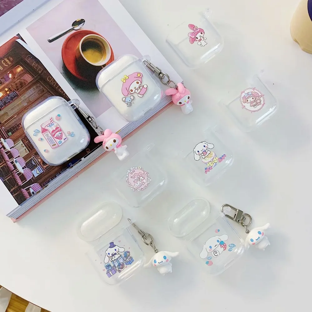 Мягкий силиконовый чехол для AirPods 1/2, милый мультяшный чехол для наушников s для Apple Airpods, защитный чехол