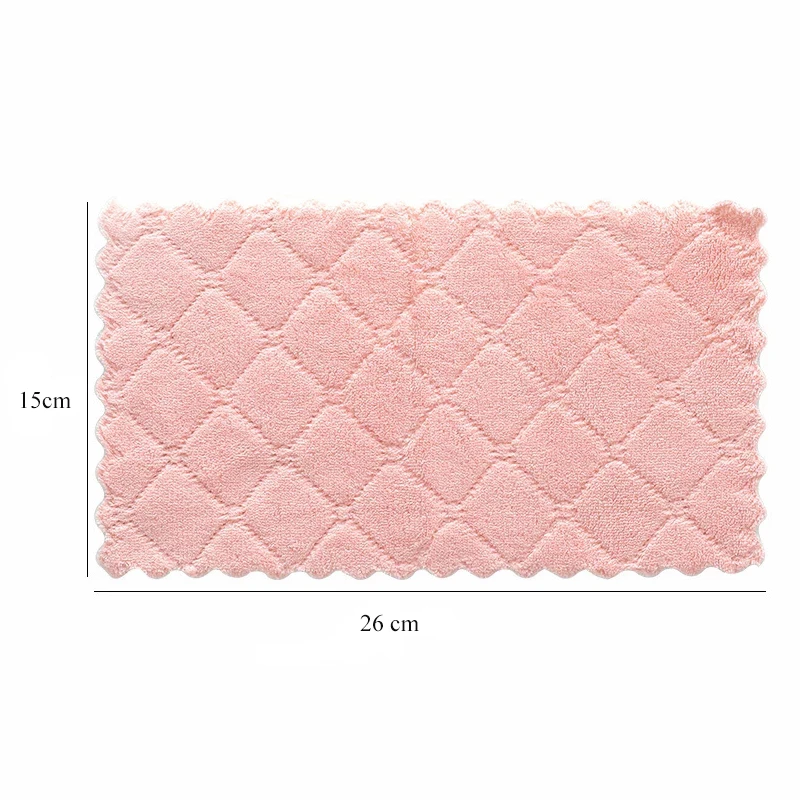 

8pcs/lot Home microfiber towels for kitchen Absorbent thicker cloth for cleaning Micro fiber wipe table kitchen towel