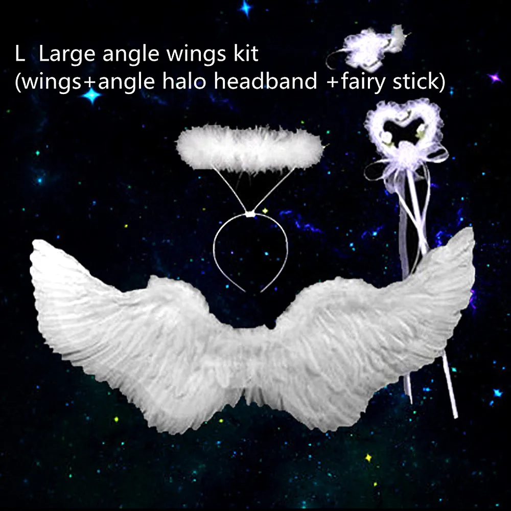 Детский костюм ангела с белыми перьями для взрослых танцевальной вечеринки