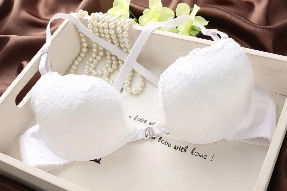 

New sexy lace Beauty Back Bra bowknot fashion bra set vs sexy underwear sexy women bra set gathered push up bra brief set