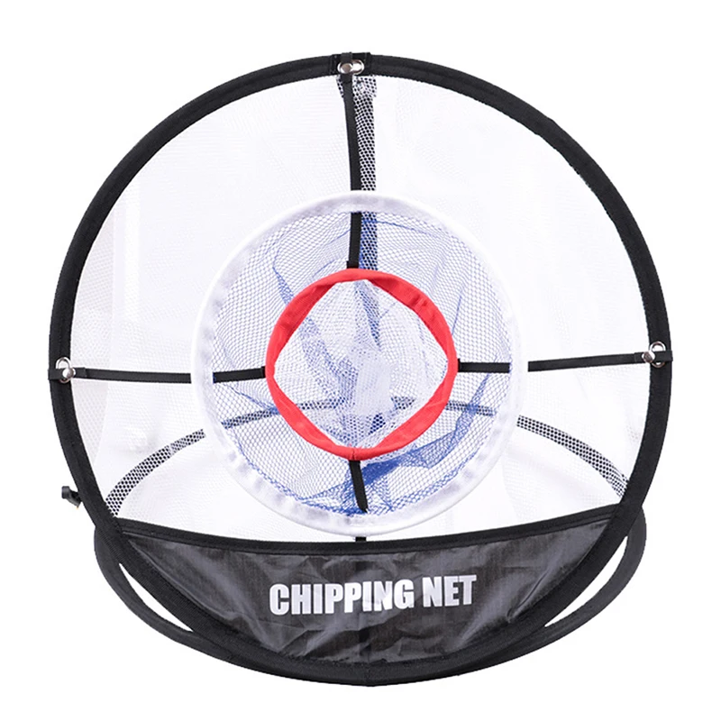 

Standard Metal+Net Golf Pop UP Indoor Outdoor Chipping Pitching Cages Mats Practice Easy Net Golf Training Aids