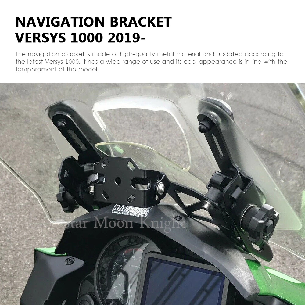 Держатель кронштейна GPS-навигатора для мотоциклов Kawasaki Versys 1000 Versys1000 2019 2020 |
