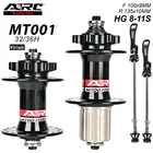 Ступица для велосипеда ARC MT001, БЫСТРОРАЗЪЕМНАЯ ступица для горного велосипеда, 32, 36 отверстий, дисковый тормоз, QR 32H, подшипник 8-12 Скоростей