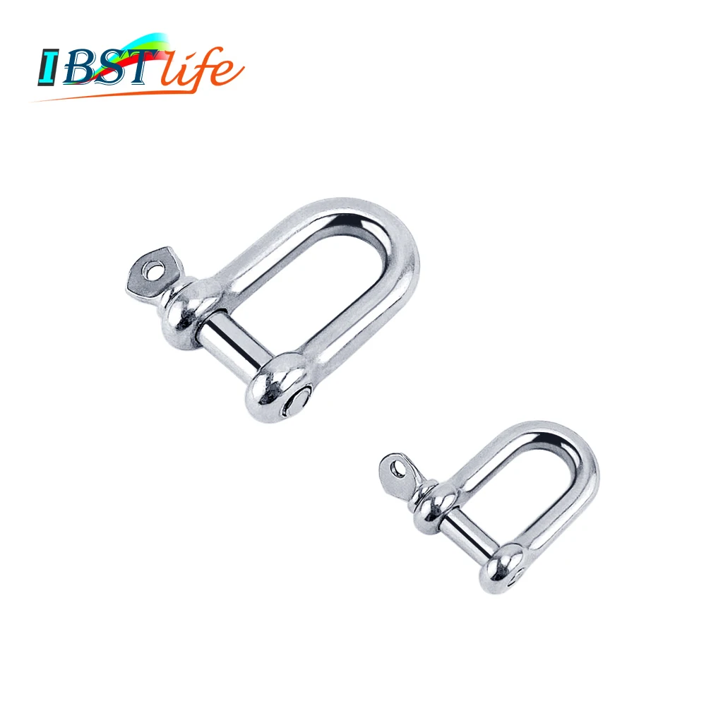 

Карабин из нержавеющей стали 316 скоб, D-образный скоб, Скоба для ключей, брелок, крючок, соединительная скоба, Пряжка для лодки, морской