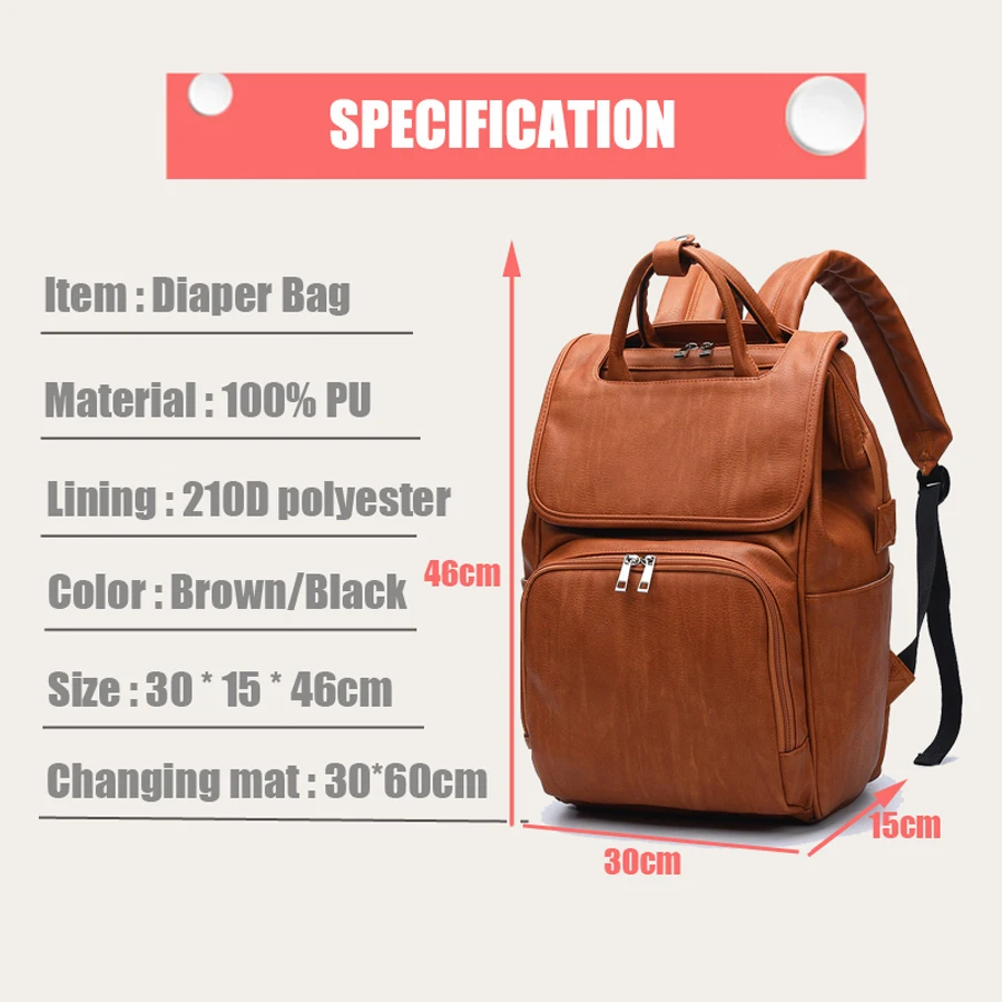 Новинка унисекс Модные Качественные детские подгузники из искусственной кожи