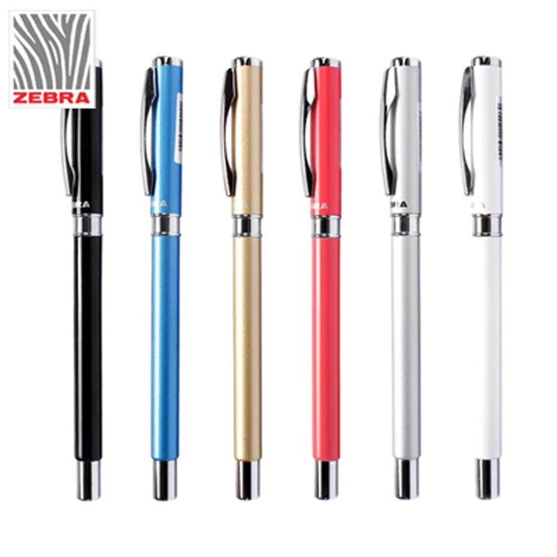 

1 PCS JAPAN ZEBRA C-JJ4-CN neutral pen 0.5mm metal pen pole low gravity business signature pen