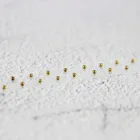 Прозрачная Клейкая Лента 24k позолоченный магнитных шариках уши точки применение ушной раковины пресс штукатурка ушные семена для акупунктуры 100 шт.упак.