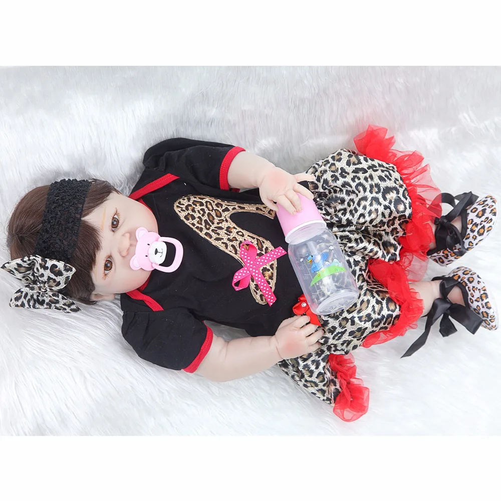 

Reborn Baby Dolls Full Body Silicone Realistic Baby Dolls 55cm Soft Comfortable Children Toys Interactive Dolls Educational