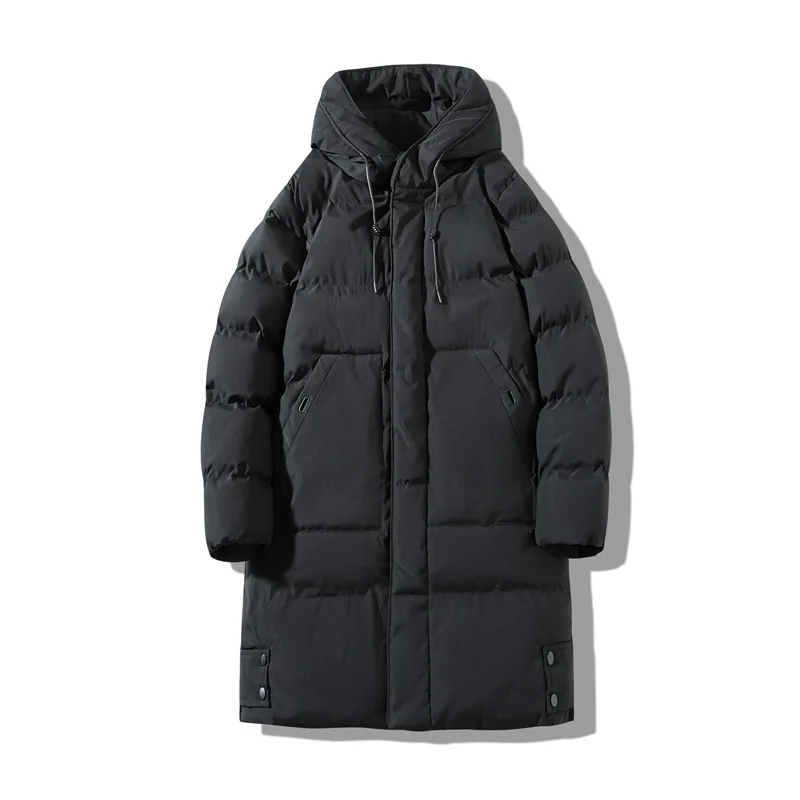 Men's Down Jacket New Medium and Long Size Padded Jacket Warm Coat Winter Coat Cotton-padded Jacket Men's Wear