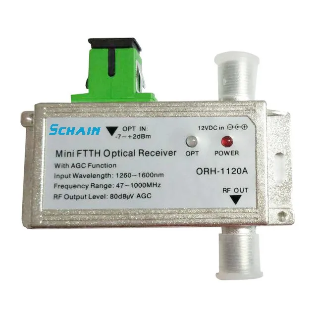 Мини CATV FTTH оптический приемник 47 1000 МГц без WDM 3 сторонний пассивный отрицательный