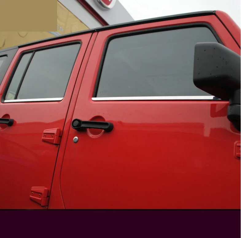 

Стеклоподъемники из нержавеющей стали для Jeep Wrangler (JK) 2007-2018 2009 2010 2011 2012 2013 2014 2016 2015 2017