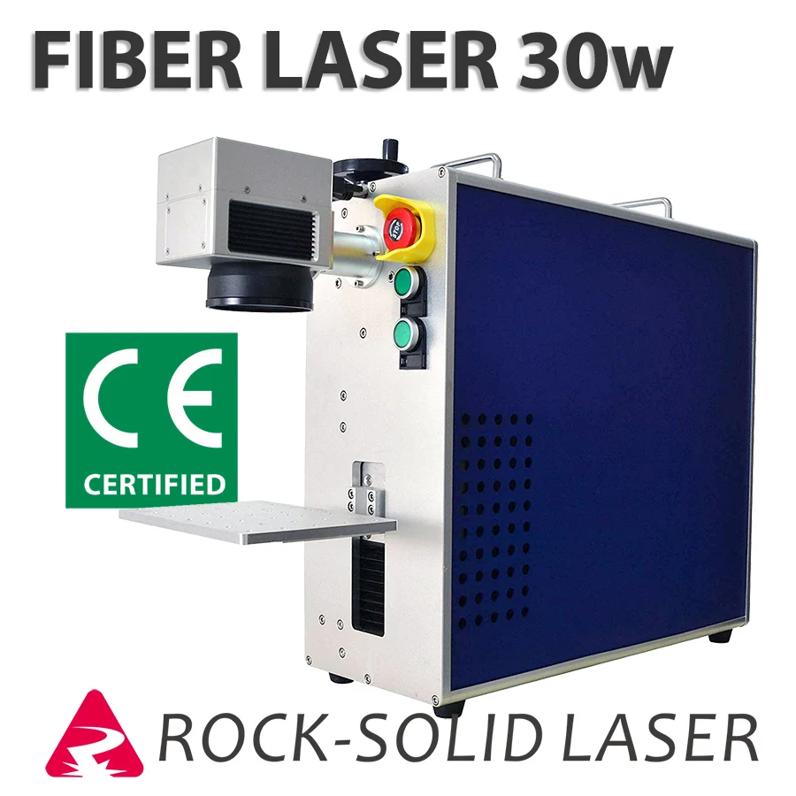 

30W Fiber Laser Marking Machine Laser Marker with Lifting Worktable Engraving Machine Engraver For Metal and Plastic Wholesale