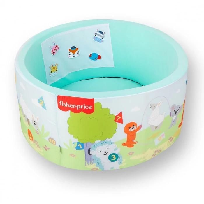 Сухой бассейн &quotFisher Price. Учим цифры с друзьями на отдыхе&quot 1 м высота 40 см + 200