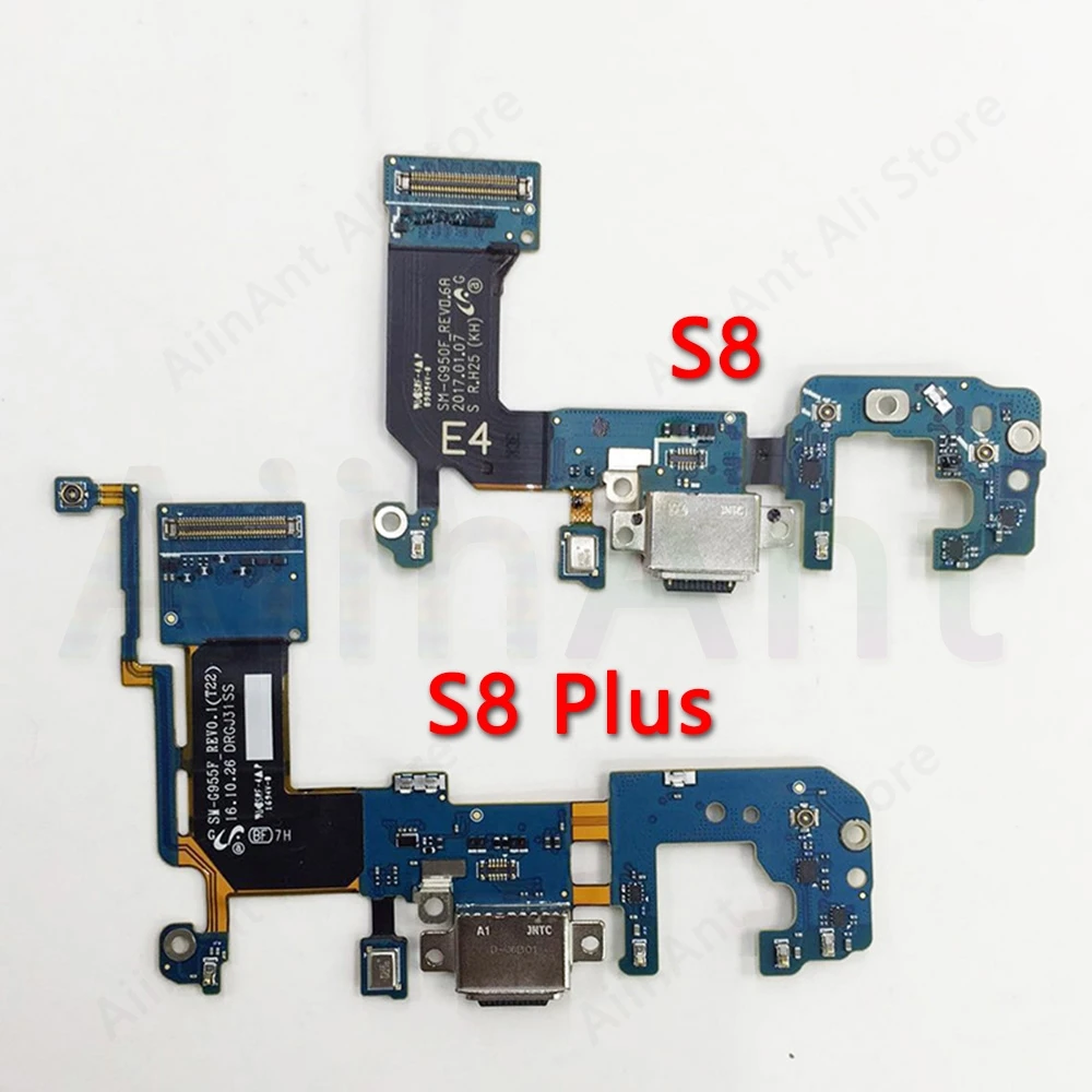 USB коннектор для зарядки док станции гибкий кабель Samsung Galaxy S5 S6 S7 Edge S8 S9 Plus G920F G925F