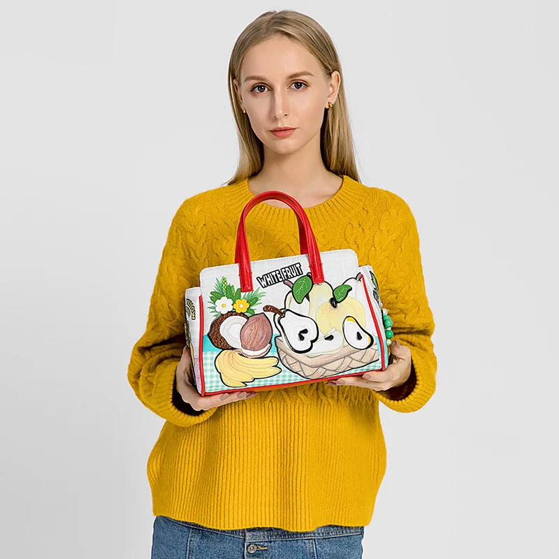 Дизайнерская женская сумка из искусственной кожи модная маленькая сумочка на