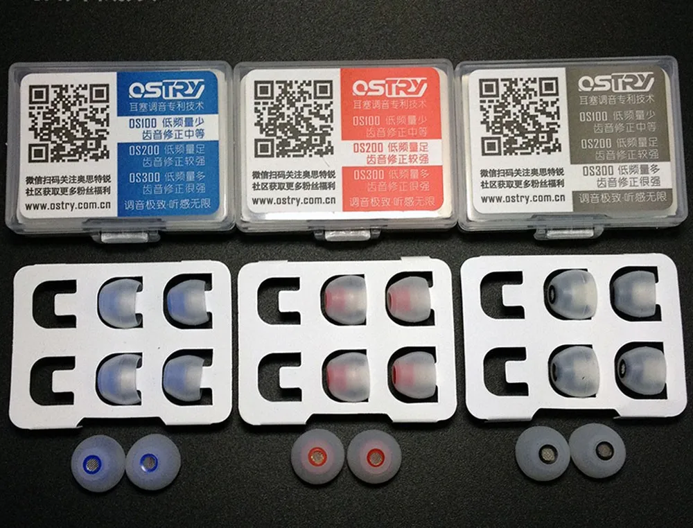 Наушники OSTRY OS100 / OS200/OS300 поворотные наконечники для KC06A KC06 и катетера диаметром 4