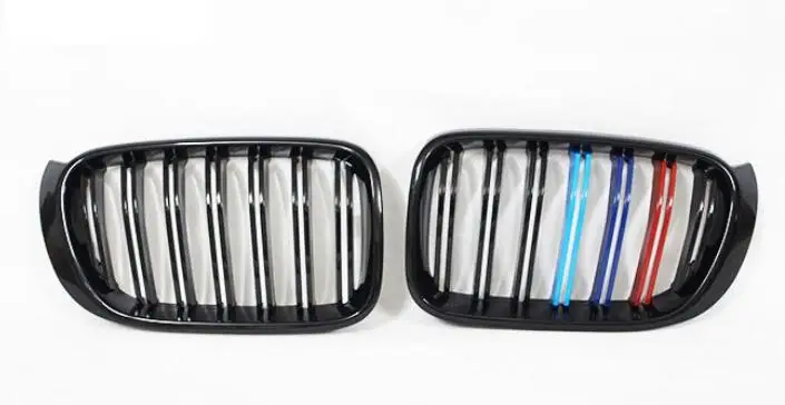 Высокое качество автомобиля ABS сетка решетка отделка Гонки Грили Подходит для BMW