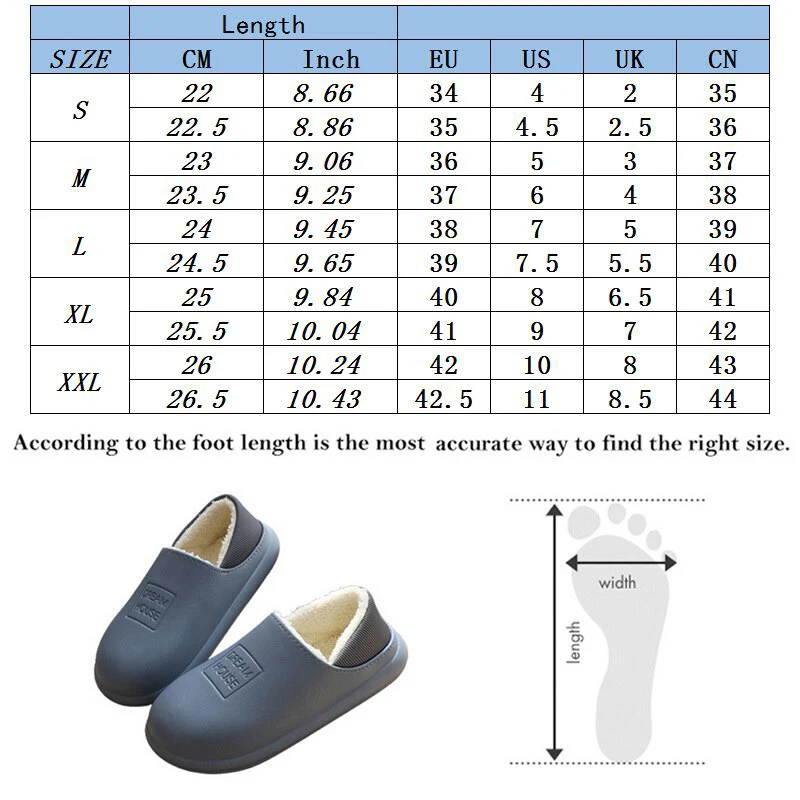 

Couple Dual-Use Cotton Slippers Men Home Shoes New Women Indoor Water-proof Cotton Slippers with Plush Warm Shoes Non-Slip