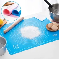 silicone mat for dough rolling non stick baking mat silicone kneading mat pad pastry sheet cake scraper cutter cake baking tools