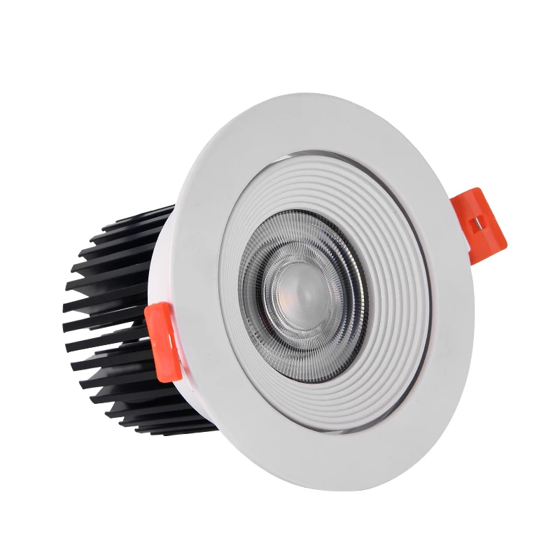 

Superbright COB Spotlight Ceiling lamp AC85-265V 7W 10W 15W 20W 24W Aluminum Recessed Dimmable Downlights Round Led Panel Light