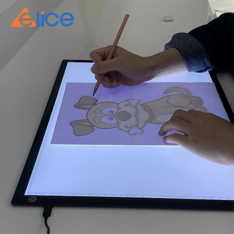 Elice A3 светодиодный планшет для рисования цифровой графический коврик USB