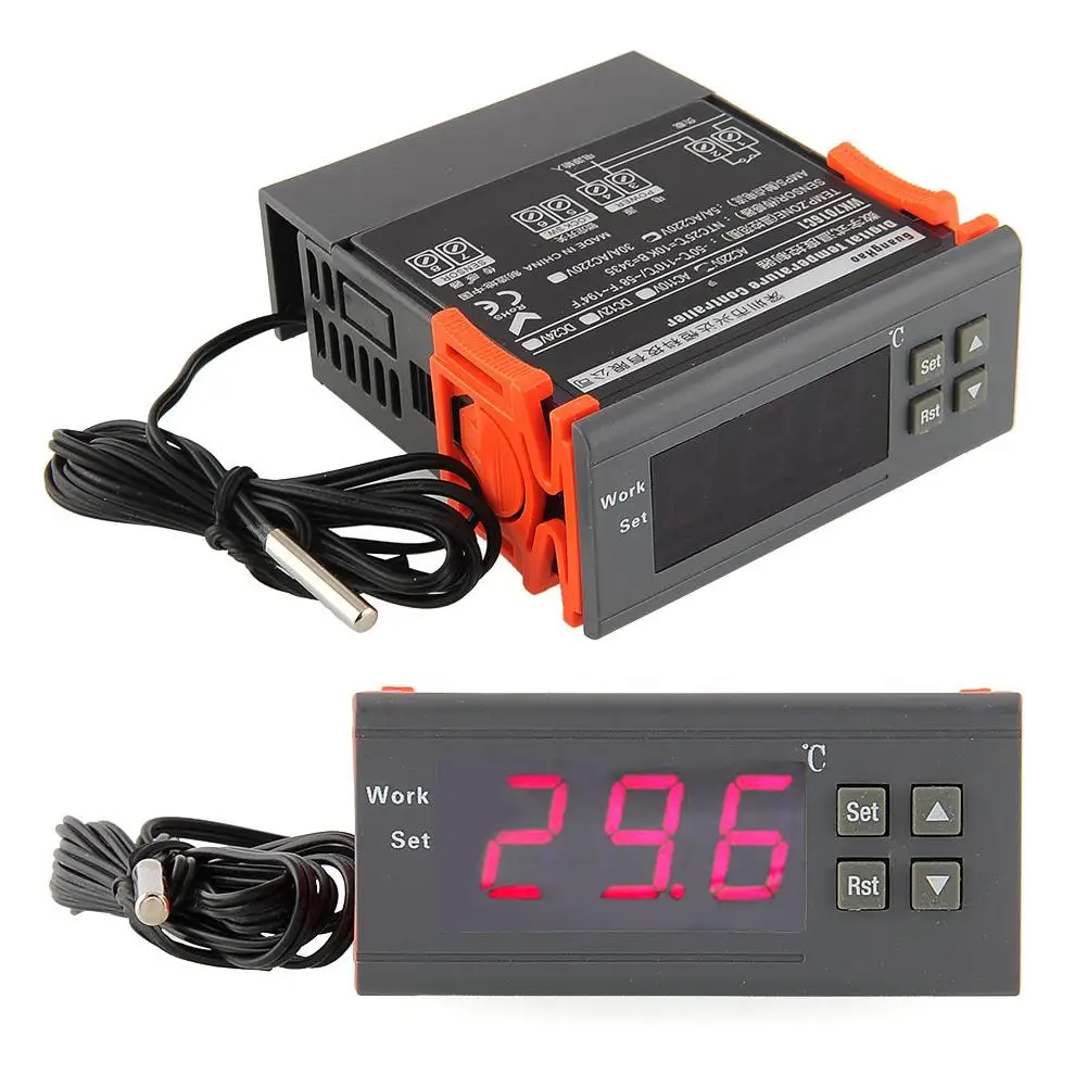 

Thermostat -40~110 Degree Controller Temperature Universal LCD