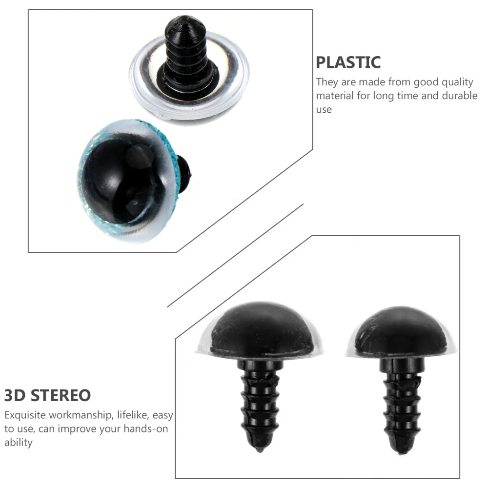 

120pcs Creative DIY Doll Eyes Fake Eyes DIY Supplies Exquisite Plush Eye