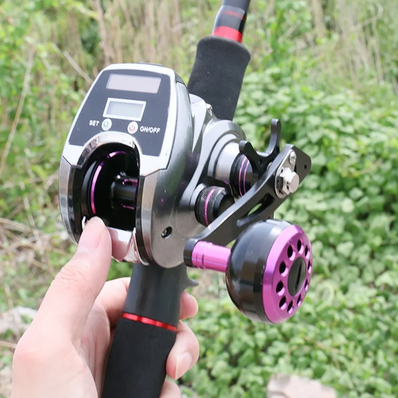 

New Fishing Reel Low Profile Linecounter Bait Casting Reel Baitcast With Digital Display Interchangeable Tackle